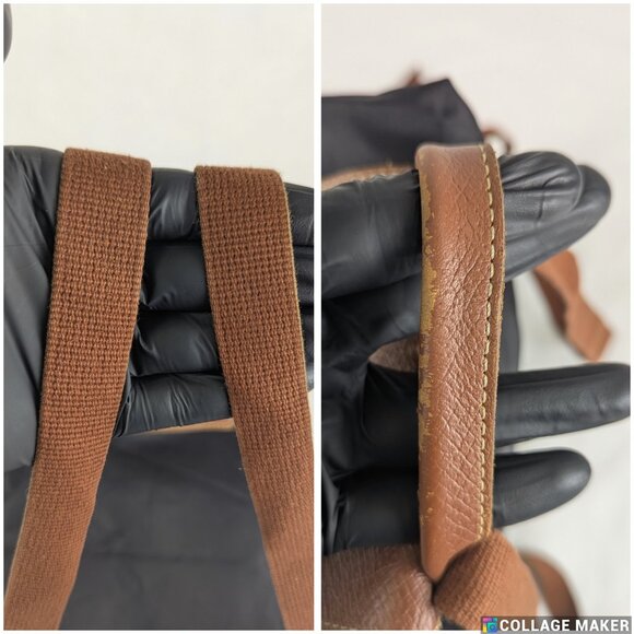 Longchamp Le Pliage Tote Bag Black Nylon Foldable Backpack - Picture 9 of 16